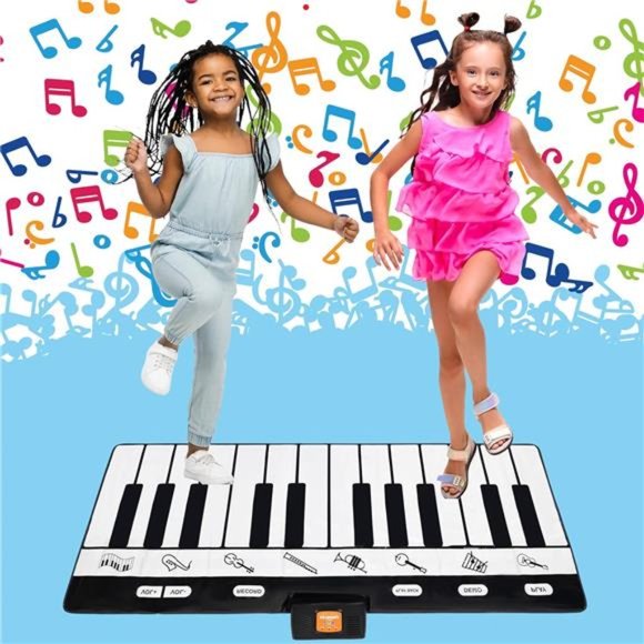 Floor Piano Mat for Toddlers 71" - 24 Keys Piano Play Mat - Keyboard Playmat - Picture 7 of 7